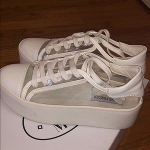 Steve Madden Palmer Clear Platform Shoes